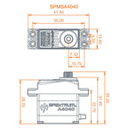 A4040 MT/HS Micro MG HV Servo