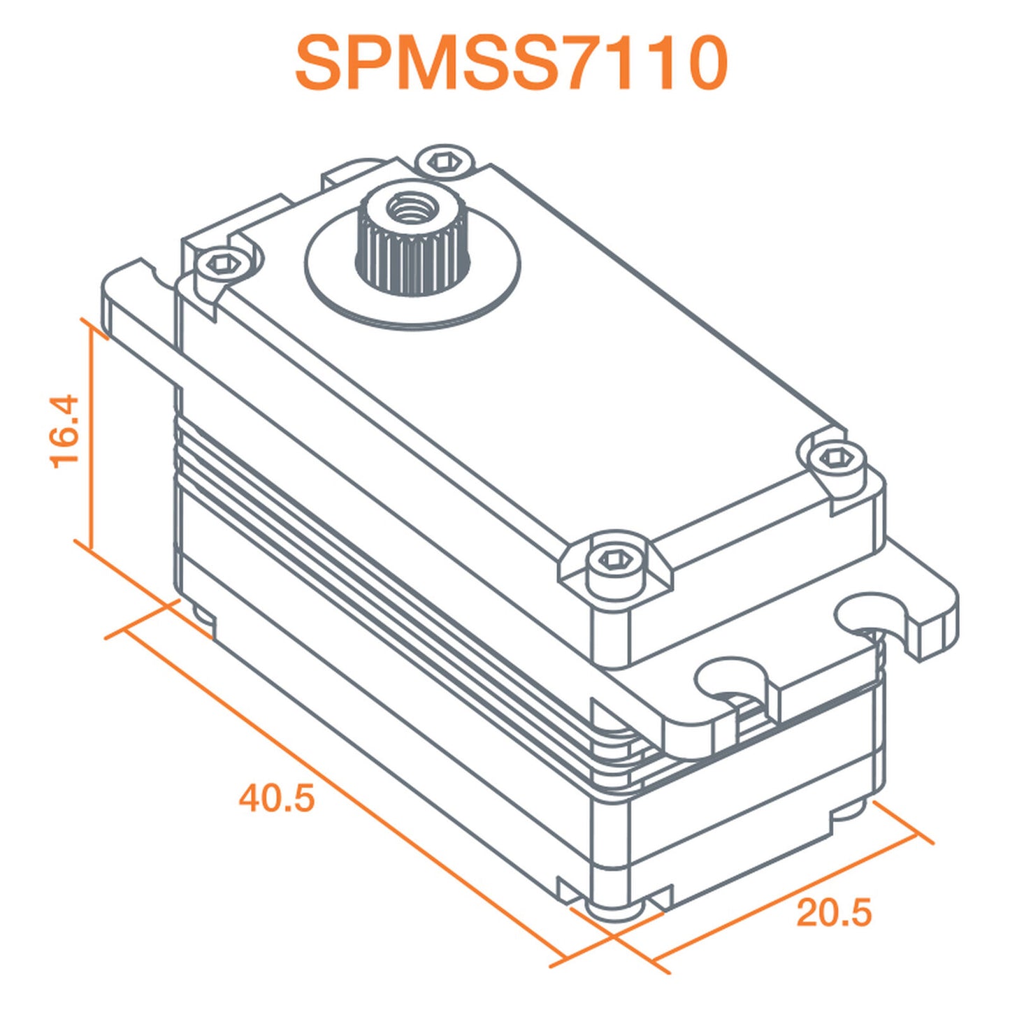 Spektrum 1/10 Servo Winch : SPMSS7110