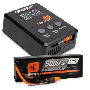 Spektrum Smart PowerStage 2S Surface Bundle (IC3): 5000mAh LiPo, S100 (SPMX-1031)