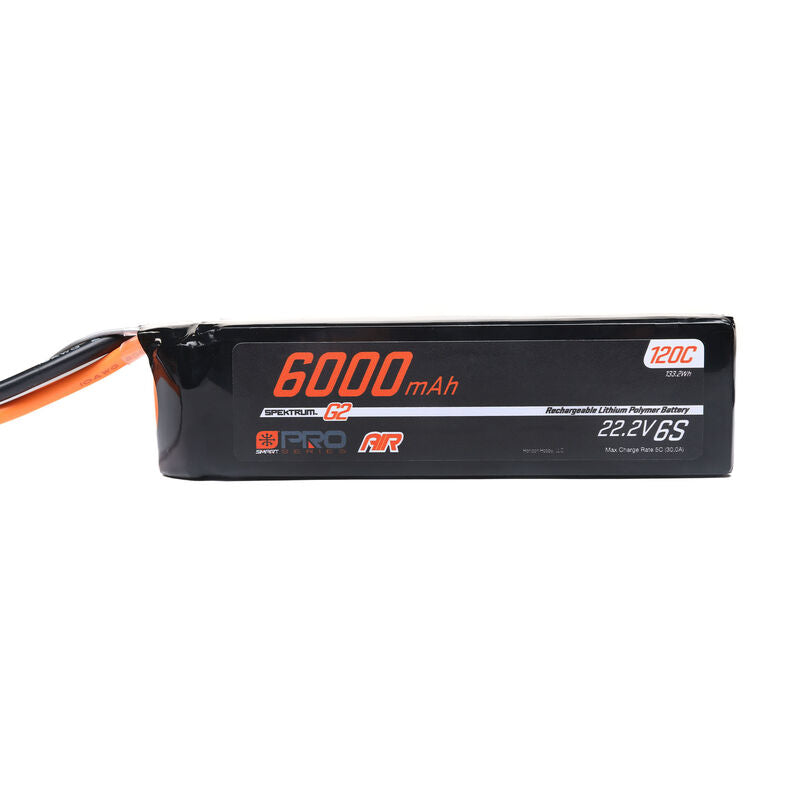 6 Cell 6000mAh 22.2V 120C  Smart Pro Series G2 LiPo: IC5