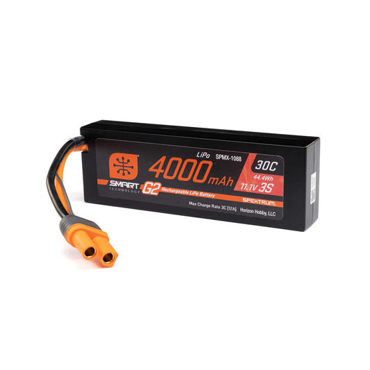 3 Cell 4000mAh 11.1V Smart G2 LiPo Battery IC5