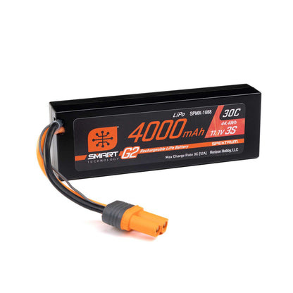 3 Cell 4000mAh 11.1V Smart G2 LiPo Battery IC5