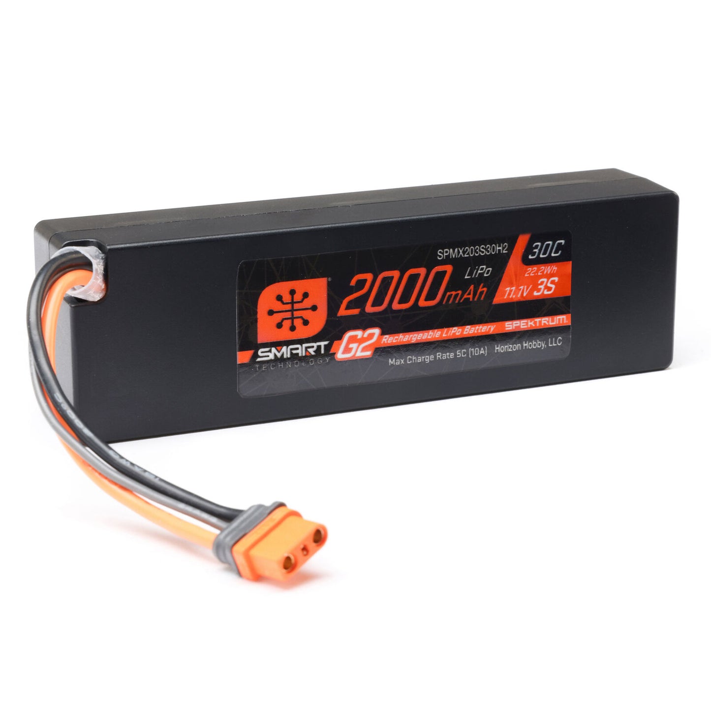3 cell 2000mAh 11.1v Smart G2 Lipo Battery: IC2