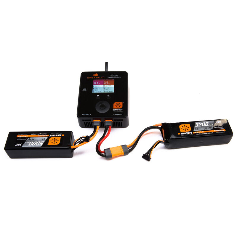 4 Cell 5000mAh 14.8V 100C Smart G1 Lipo Hardcase IC5