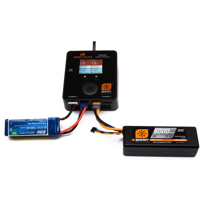 3 Cell 5000mAh 11.1V 100C Smart LiPo, Hardcase: IC5
