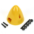 Du-Bro Spinner, 4 Pin, 2-1/2, Yellow (DUB287)