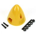 Du-Bro Spinner, 4 Pin, 2-1/4", Yellow (DUB281)