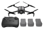 Skyrover X1 Fly More Combo Grey CP.MA.00000958.01, drone with standard remote, three batteries, charging hub and bag