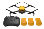 Skyrover X1 Fly More Combo Yellow CP.MA.00000951.01, drone with standard remote, three batteries, charging hub and bag