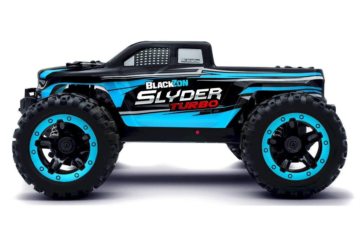 1/16th Slyder MT Turbo 4WD Electric Monster Truck - RTR - Blue/ Black