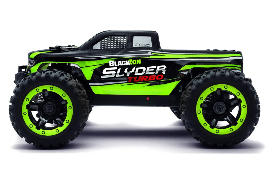1/16th Slyder MT Turbo 4WD Electric Monster Truck - RTR - Green / Black