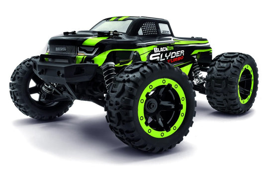 1/16th Slyder MT Turbo 4WD Electric Monster Truck - RTR - Green / Black