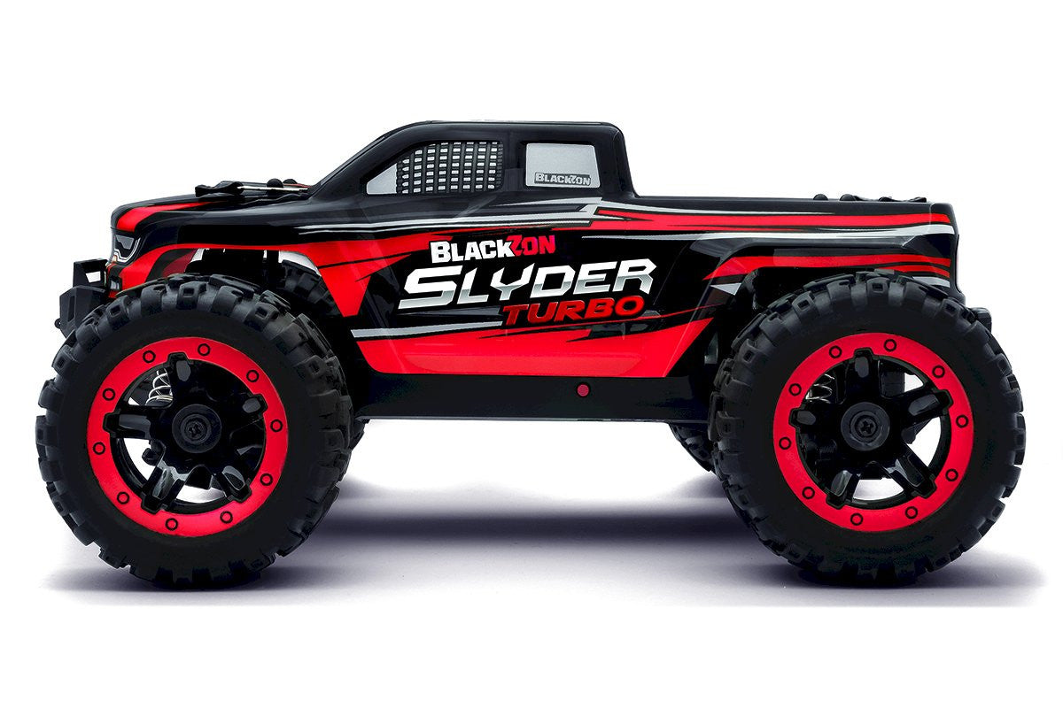 1/16th Slyder MT Turbo 4WD Electric Monster Truck - RTR - Red / Black