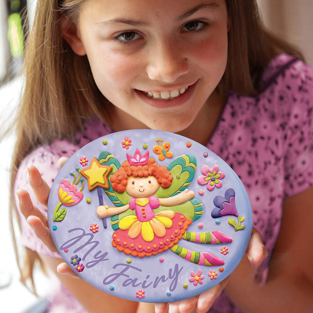 Paint Your Own Terracotta Fairy Garden Stone