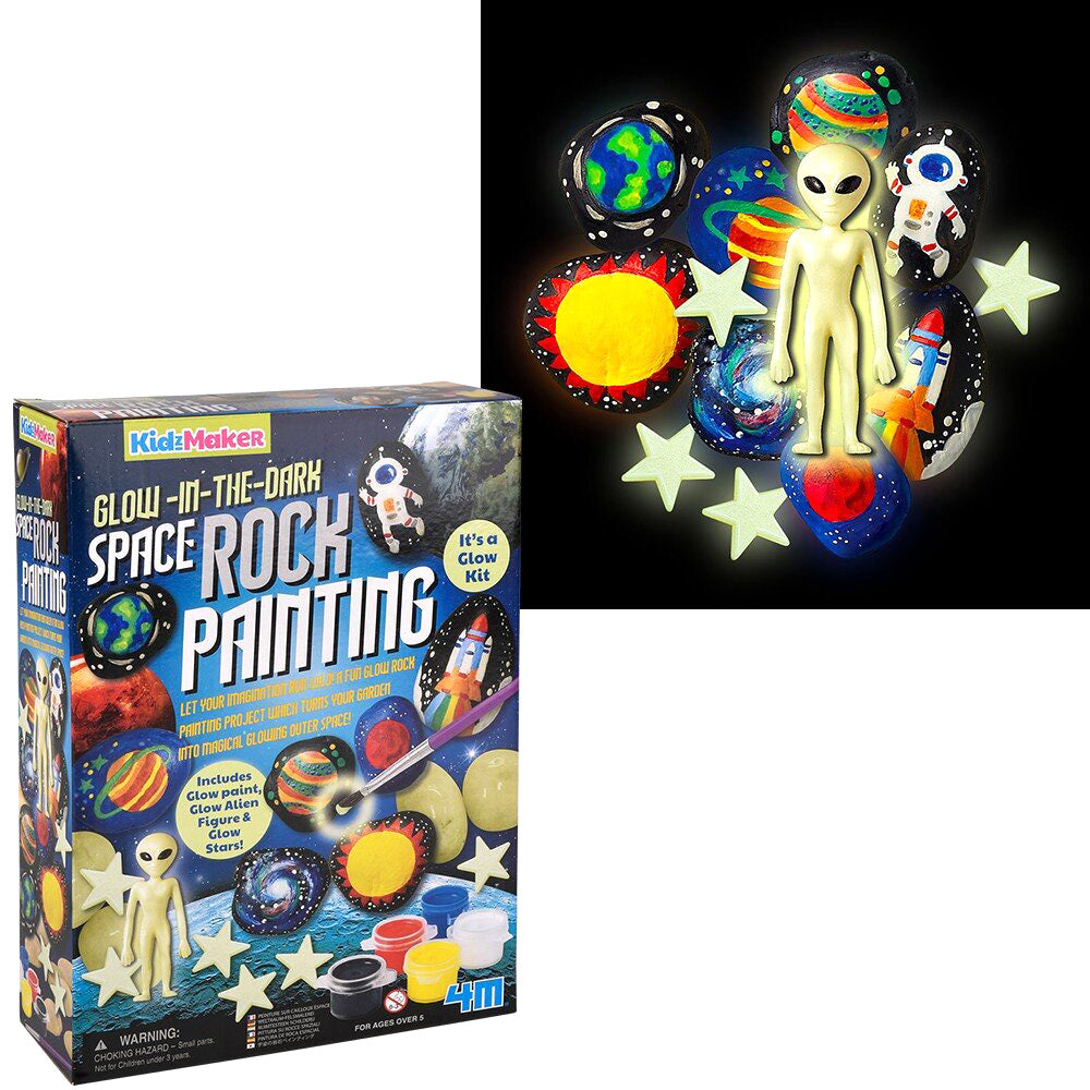 Glow In The Dark/Space Rock Painting
