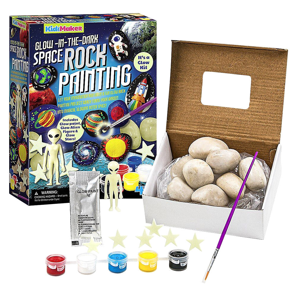 Glow In The Dark/Space Rock Painting