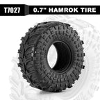 0.7" 39*15mm HAMROK Tires SCX30 (T7027) (4)