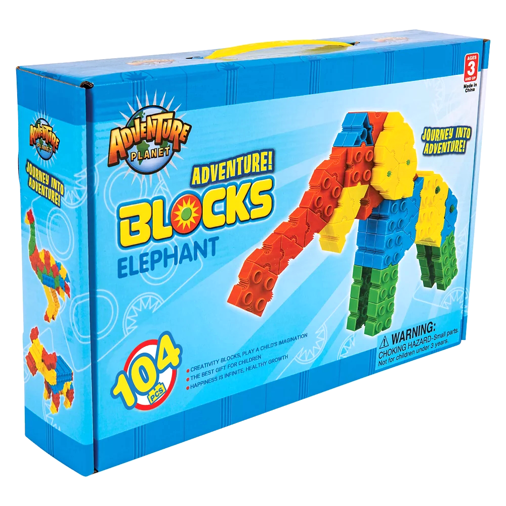 Elephant Building Block Set 104 pc