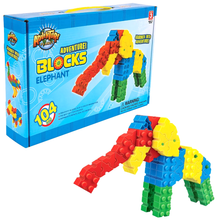 Load image into Gallery viewer, Elephant Building Block Set 104 pc
