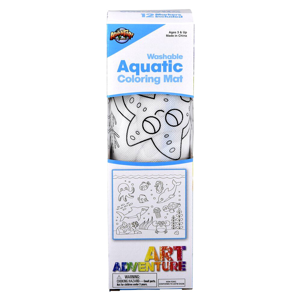 Aquatic Washable Doodle Mat 19.5"