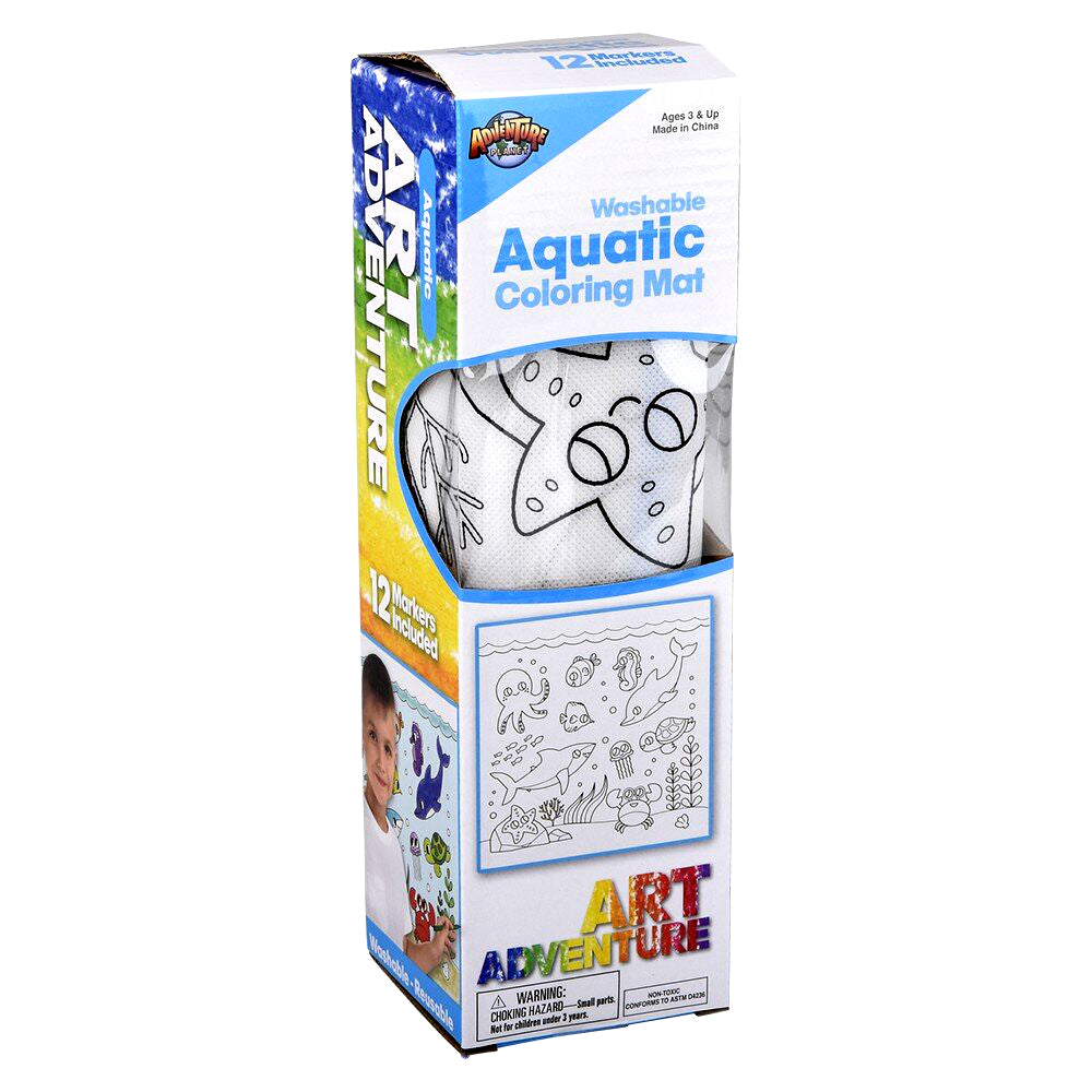 Aquatic Washable Doodle Mat 19.5"