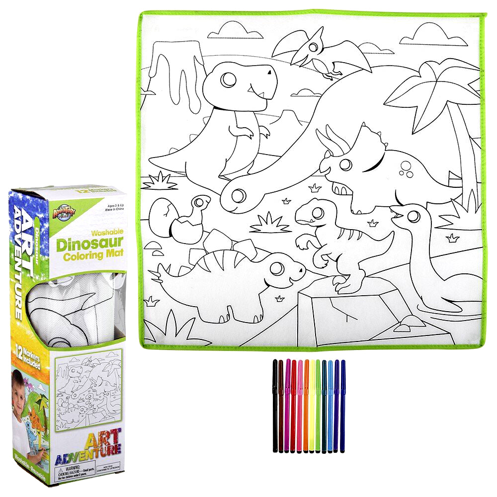 Dinosaur Washable Doodle Mat 19.5"