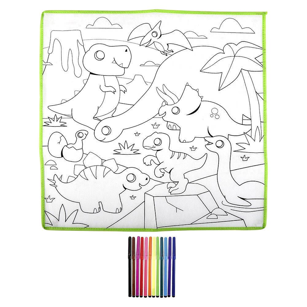 Dinosaur Washable Doodle Mat 19.5"