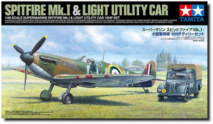 1/48 Supermarine Spitfire Mk.I & Light Utility Car 10HP