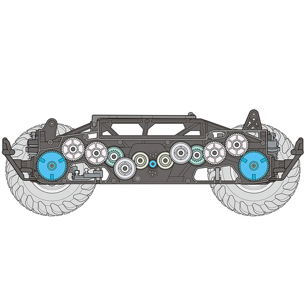 Tamiya 1/10 RC Squash Van 4WD Monster Truck Kit (TAM58725-A)