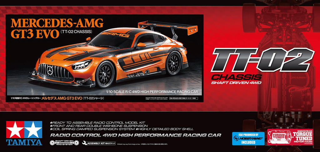1/10 R/C Mercedes-AMG GT3 EVO (TT-02)