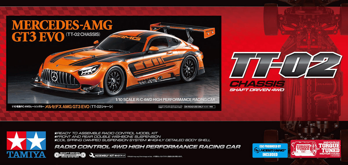 1/10 R/C Mercedes-AMG GT3 EVO (TT-02)