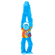 Load image into Gallery viewer, 17&quot; Hanging Ape Plush with Tie-Dye Shirt
