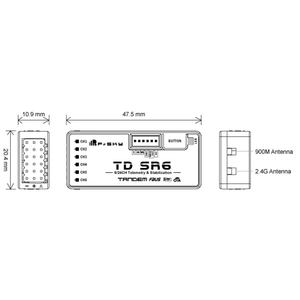 TD SR6, 6 Channel receiver