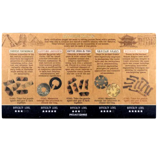True Genius Lost Treasure Puzzle Collection TG452