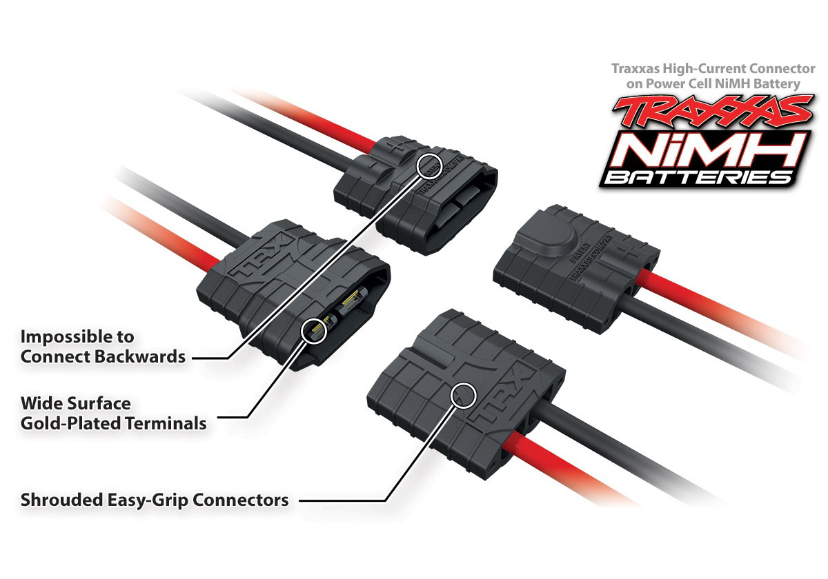 7 Cell 4200mAh 8.4V NiMH Flat w/TRA ID: 2950X