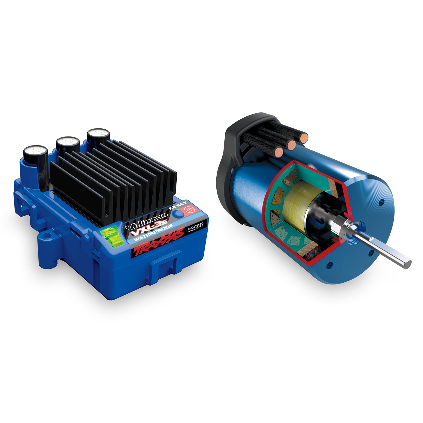Velineon VXL-3S Brushless Power System Waterproof: 3350R