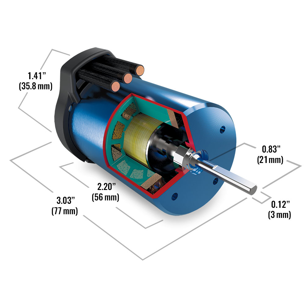 Velineon VXL-3S Brushless Power System Waterproof: 3350R