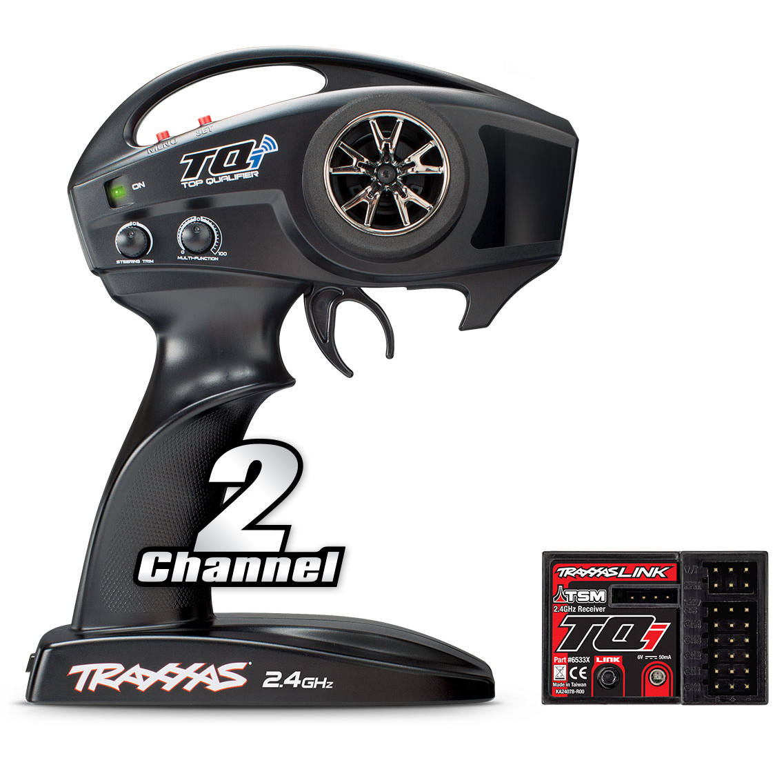 TQi 2-Ch 2.4 GHz Transmitter with TSM Receiver