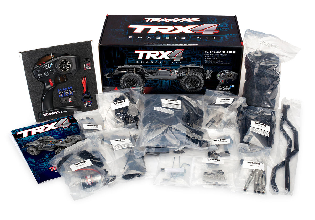 1/10 TRX-4 Crawler, Clipless, 4WD, Unassembled Kit w/o Body (Requires battery & charger)