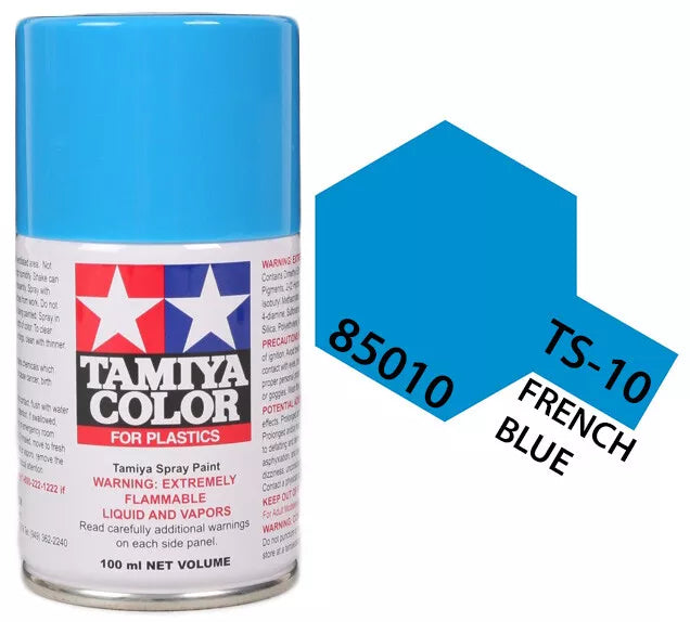 Tamiya TS-10 French Blue Lacquer Spray Paint, 100ml product photo