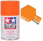 Tamiya TS-12 Orange Lacquer Spray Paint, 100ml product photo