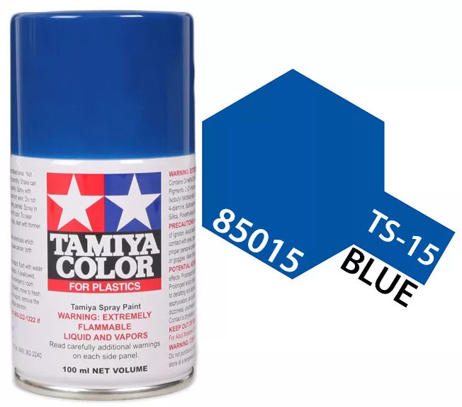 Tamiya TS-15 Blue Lacquer Spray Paint, 100ml product photo