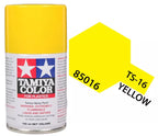 Tamiya TS-16 Yellow Lacquer Spray Paint, 100ml product photo
