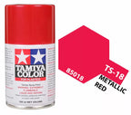 Tamiya TS-18 Metallic Red Lacquer Spray Paint, 100ml product photo