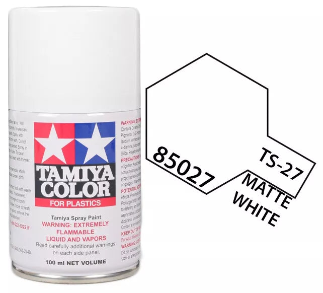 TS-27 Matte White Lacquer Paint 100ml