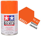 Tamiya TS-31 Bright Orange Lacquer Spray Paint, 100ml product photo
