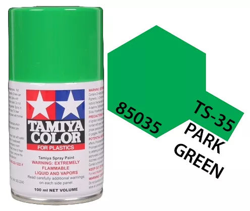 Tamiya TS-35 Park Green Lacquer Spray Paint, 100ml product photo