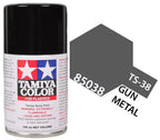 Tamiya TS-38 Gun Metal Lacquer Spray Paint, 100ml product photo