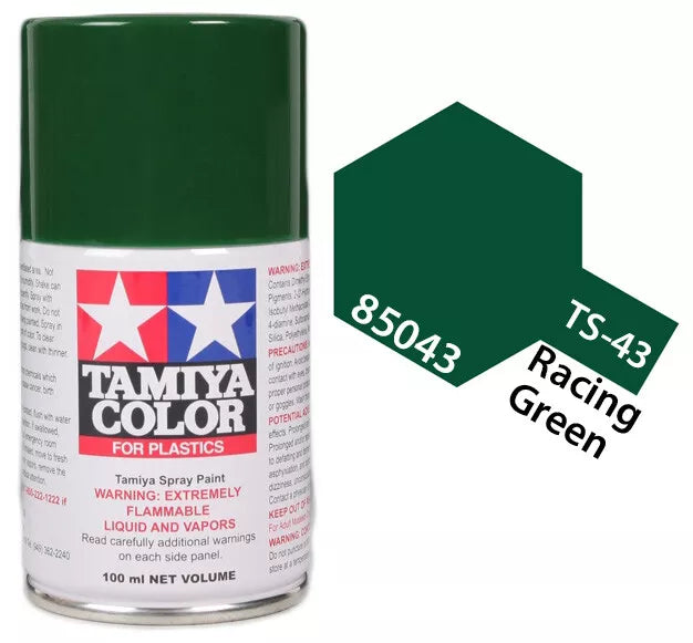 Tamiya TS-43 Racing Green Lacquer Spray Paint, 100ml product photo