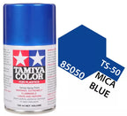 Tamiya TS-50 Blue Mica Lacquer Spray Paint, 100ml product photo